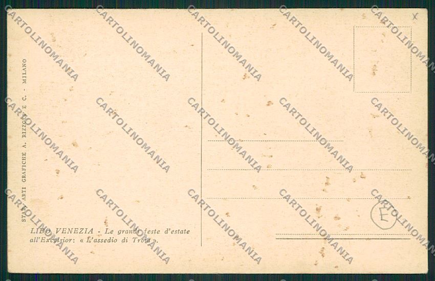 Venezia Lido cartolina QK2765 – retro