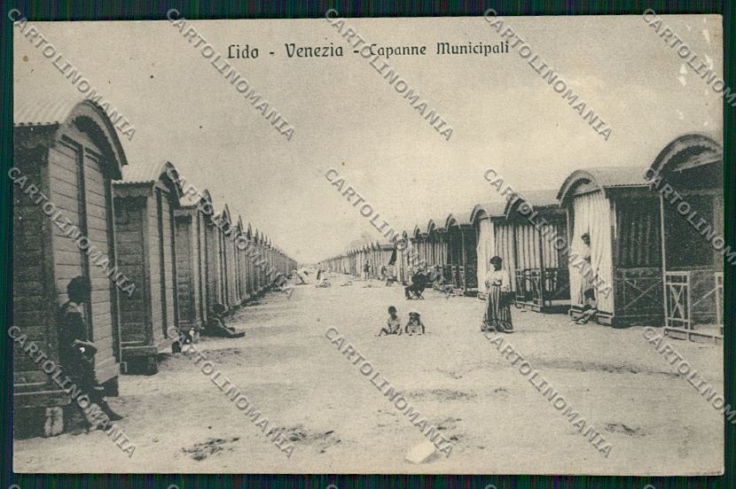 Venezia Lido ABRASA cartolina QK2766 – fronte