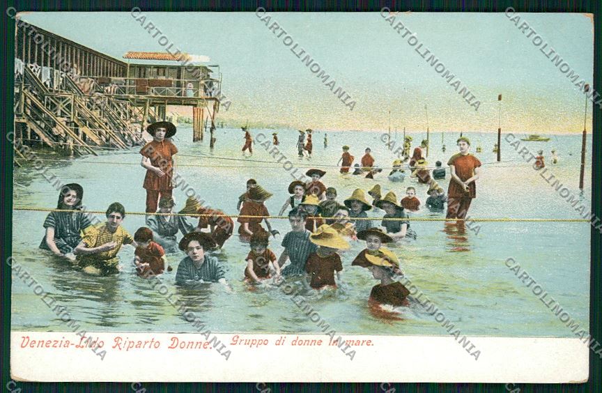 Venezia Lido cartolina QK2769 – fronte