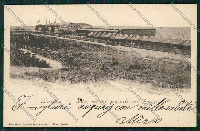 Venezia Lido cartolina QK2770 – fronte