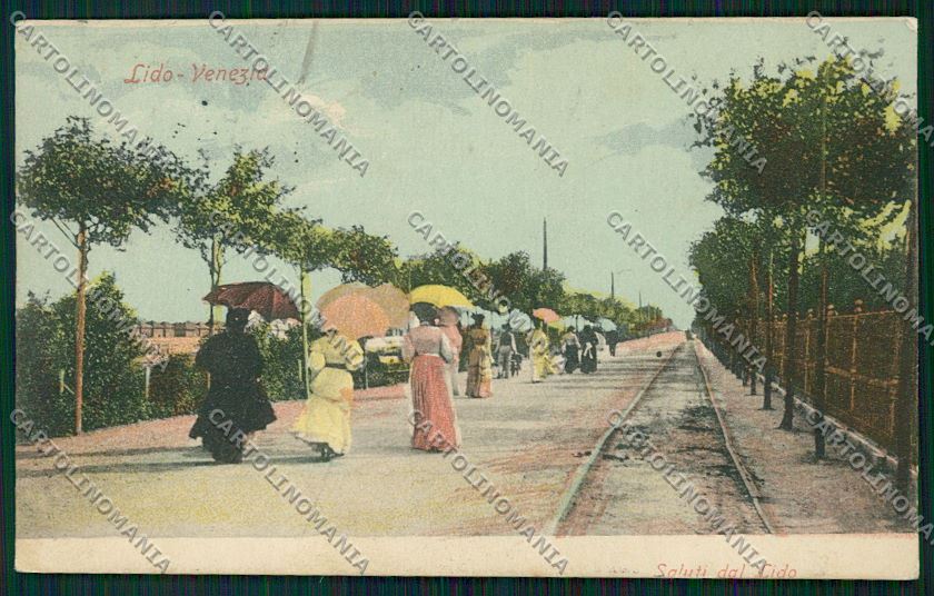 Venezia Lido cartolina QK2779 – fronte