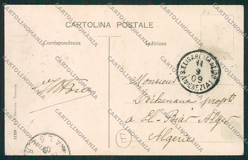 Venezia Lido cartolina QK2781 – retro
