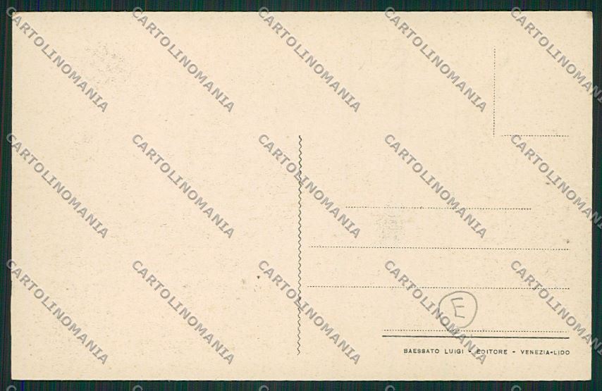 Venezia Lido Tram cartolina QK2782 – retro
