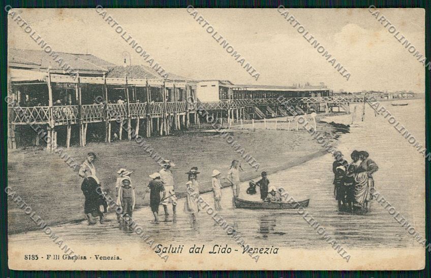 Venezia Lido cartolina QK2790 – fronte