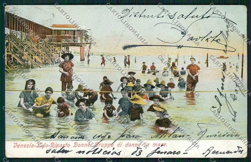 Venezia Lido cartolina QK2791 – fronte