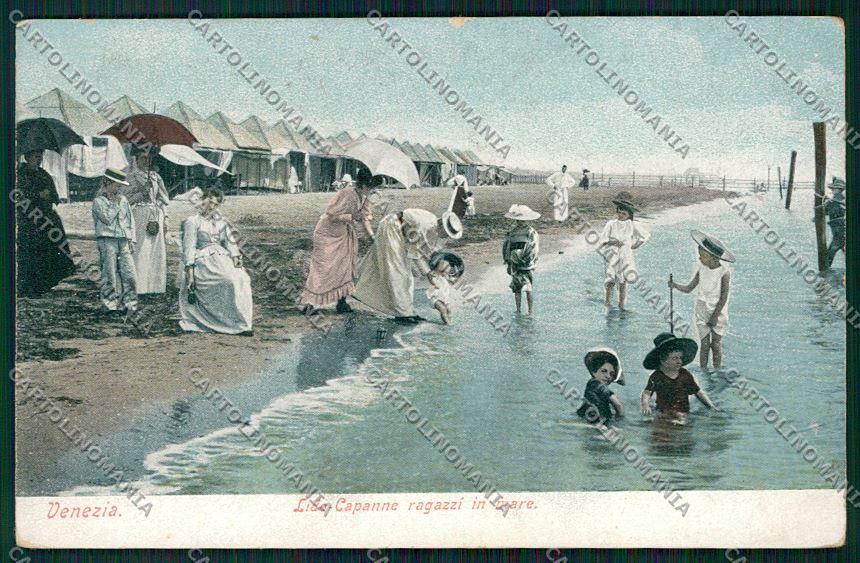 Venezia Lido cartolina QK2793 – fronte