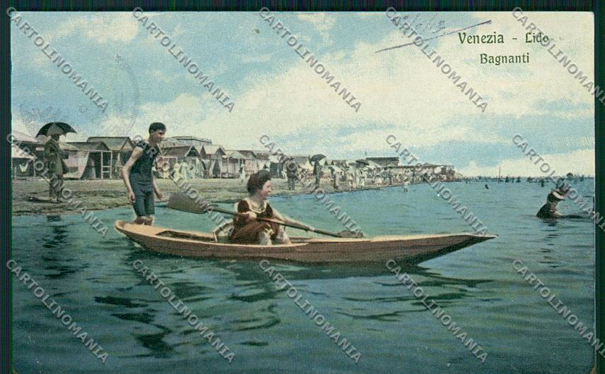 Venezia Lido cartolina QK2796 – fronte