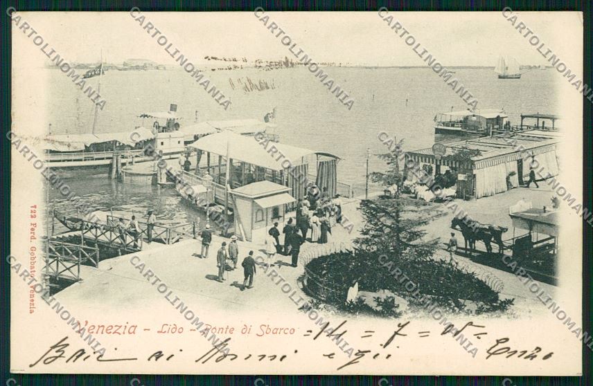 Venezia Lido cartolina QK2797 – fronte