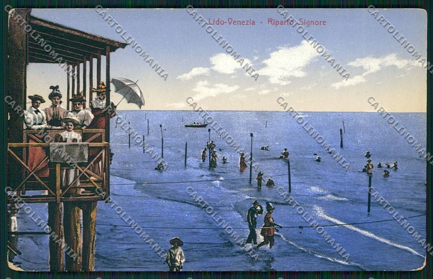 Venezia Lido cartolina QK2799 – fronte