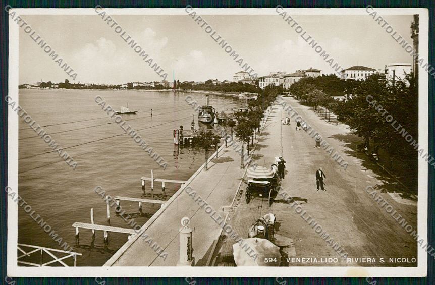 Venezia Lido foto cartolina QK2801 – fronte