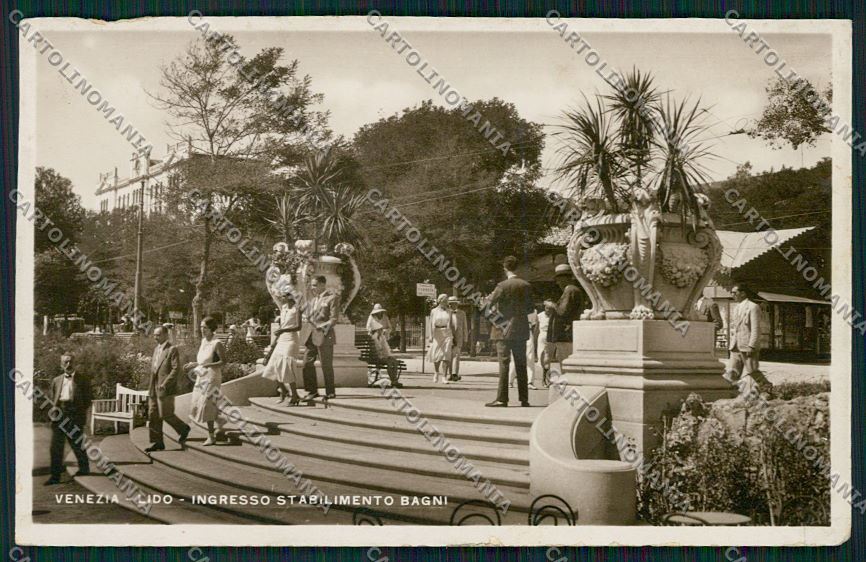 Venezia Lido foto cartolina QK2802 – fronte