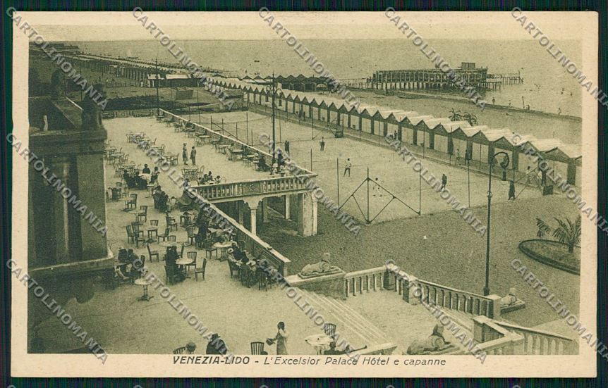 Venezia Lido Tennis cartolina QK2805 – fronte