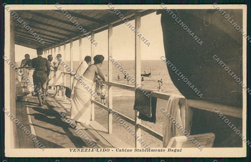 Venezia Lido cartolina QK2807 – fronte
