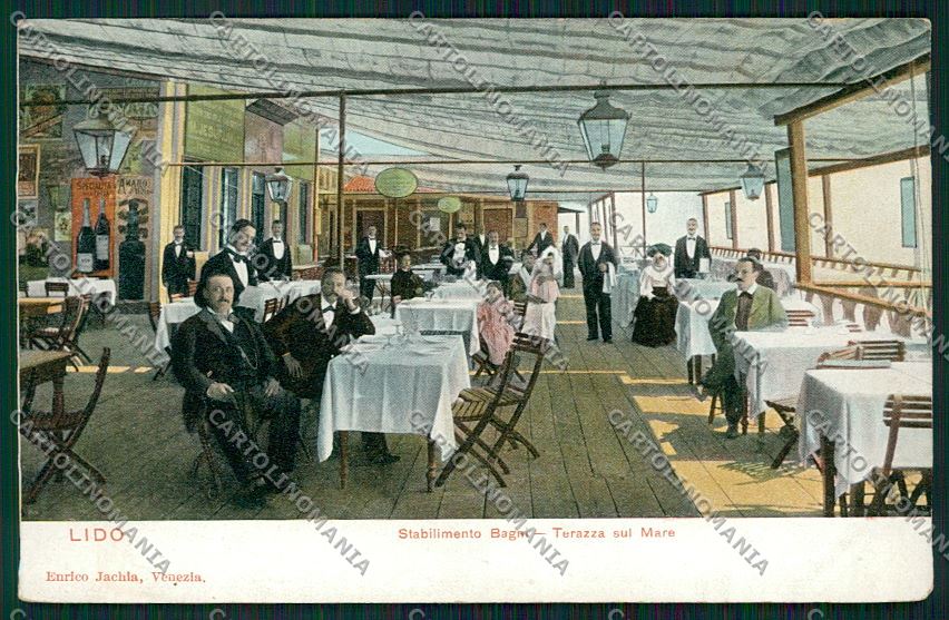 Venezia Lido cartolina QK2812 – fronte