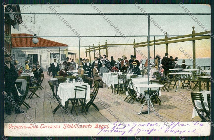 Venezia Lido cartolina QK2813 – fronte
