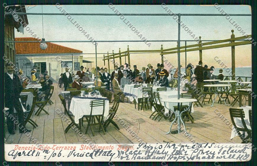 Venezia Lido cartolina QK2817 – fronte