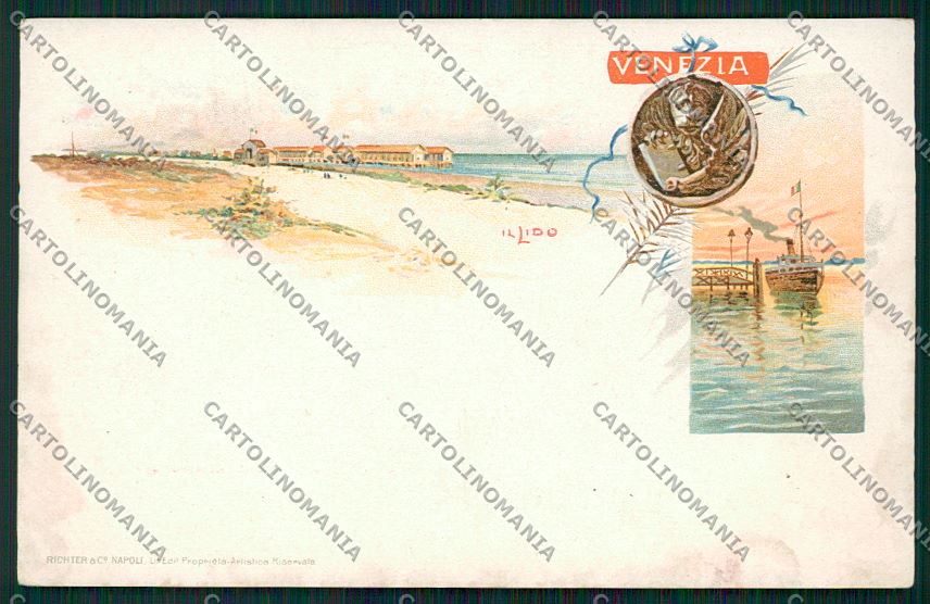 Venezia Lido cartolina QK2818 – fronte