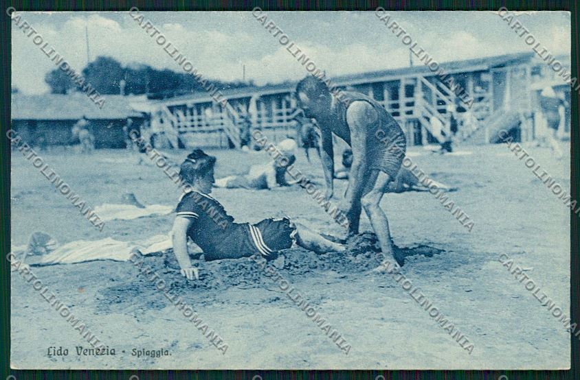 Venezia Lido cartolina QK2821 – fronte