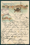 Venezia Lido Gruss cartolina QK2826 – fronte