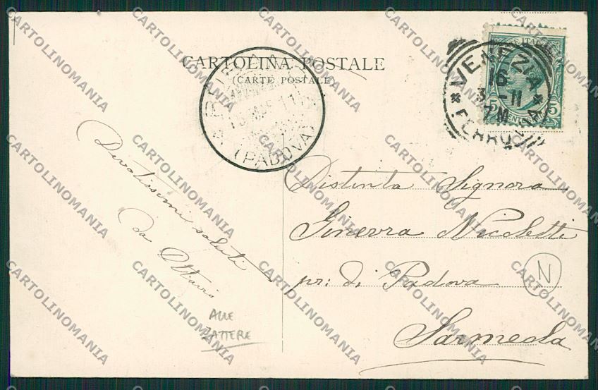 Venezia Zattere cartolina QK2849 – retro
