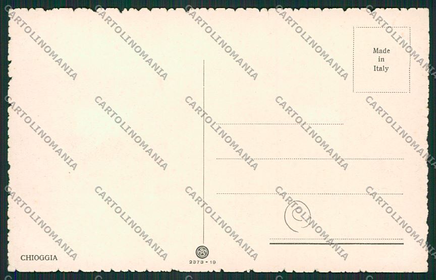 Venezia Chioggia cartolina QK2860 – retro