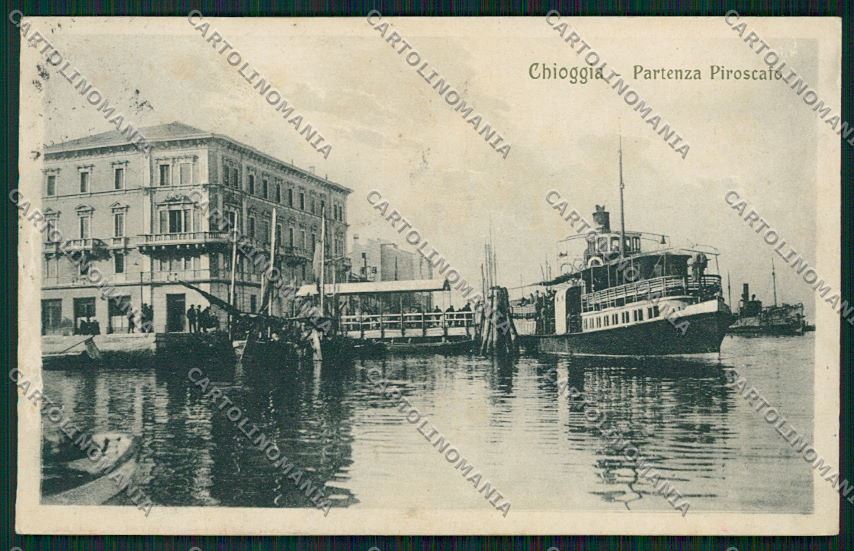 Venezia Chioggia Piroscafo ABRASA cartolina QK2865 – fronte