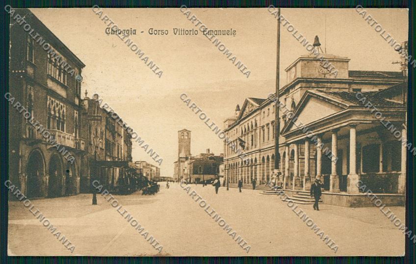 Venezia Chioggia PIEGA cartolina QK2879 – fronte