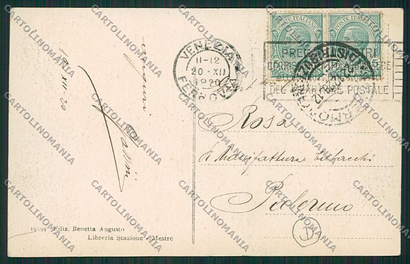 Venezia Mestre cartolina QK2907 – retro