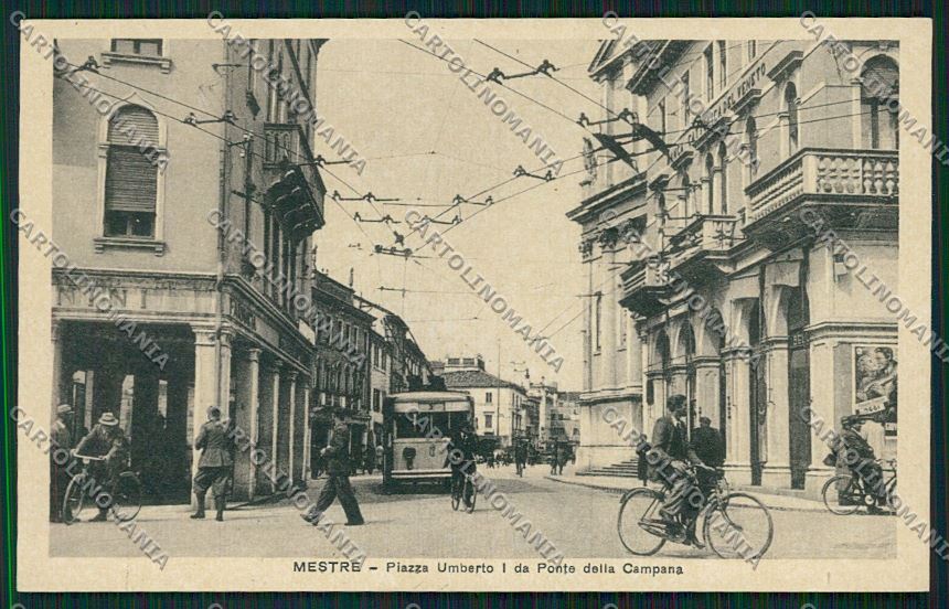 Venezia Mestre Filobus cartolina QK2908 – fronte