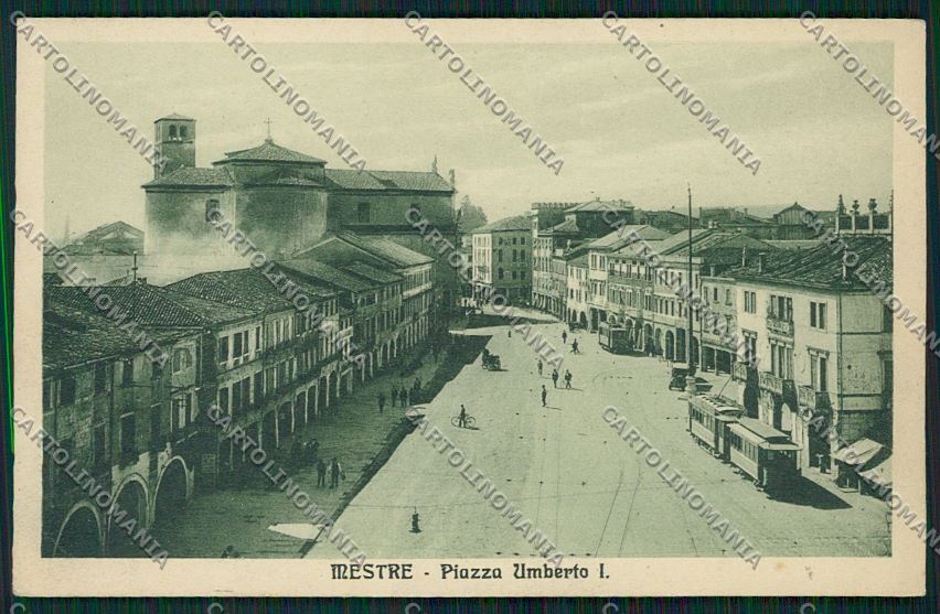 Venezia Mestre Tram cartolina QK2917 – fronte