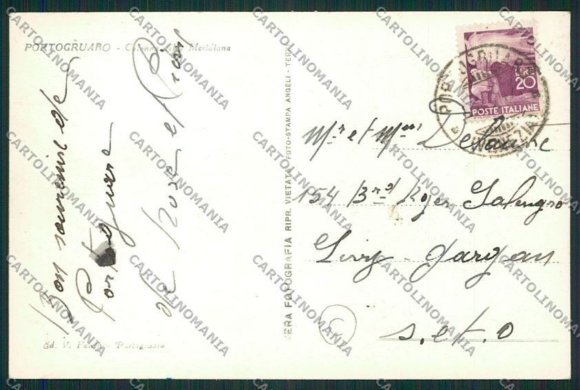 Venezia Portogruaro foto cartolina QK2950 – retro