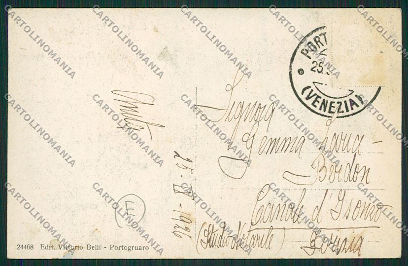 Venezia Portogruaro cartolina QK2964 – retro