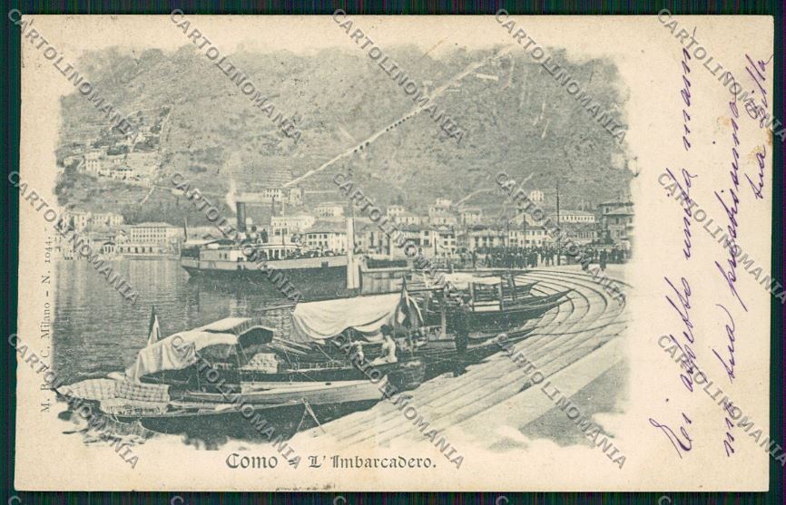 Como Città Battello cartolina QK2980 – fronte