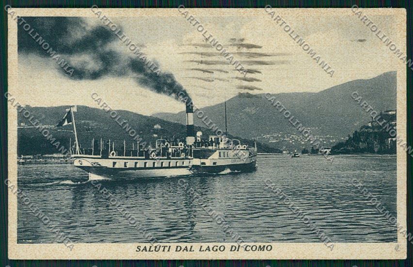 Como Città Battello cartolina QK2987 – fronte