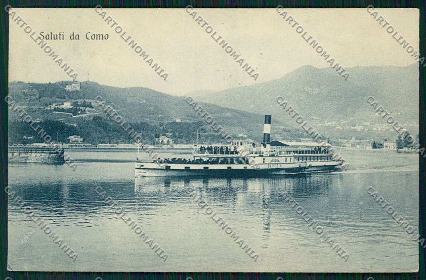 Como Città Battello cartolina QK2988 – fronte
