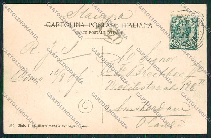 Como Città Battello cartolina QK2988 – retro
