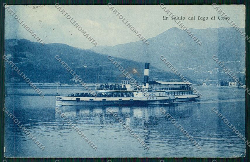 Como Città Battello ABRASA cartolina QK2990 – fronte