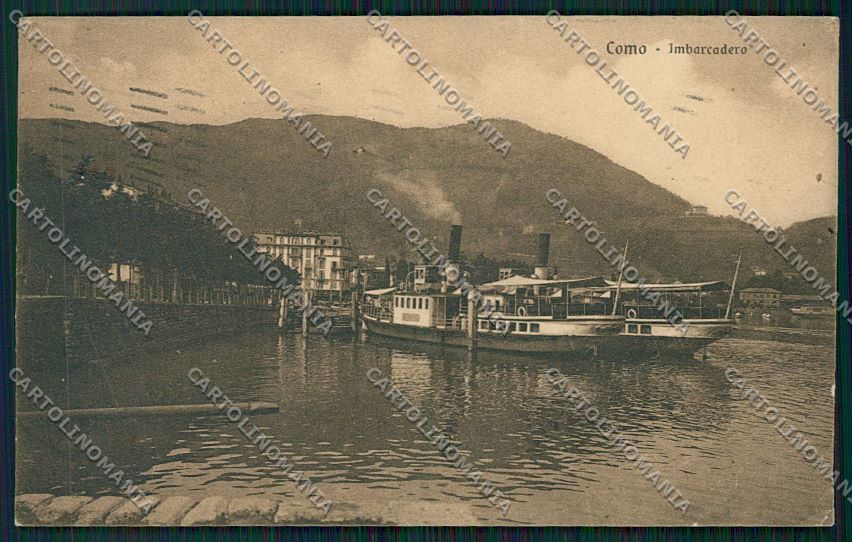 Como Città Battello cartolina QK2992 – fronte