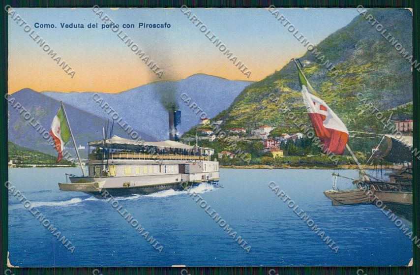 Como Città Battello cartolina QK2998 – fronte