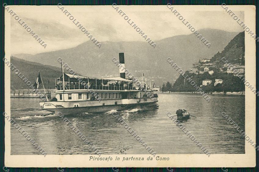 Como Città Battello cartolina QK2999 – fronte