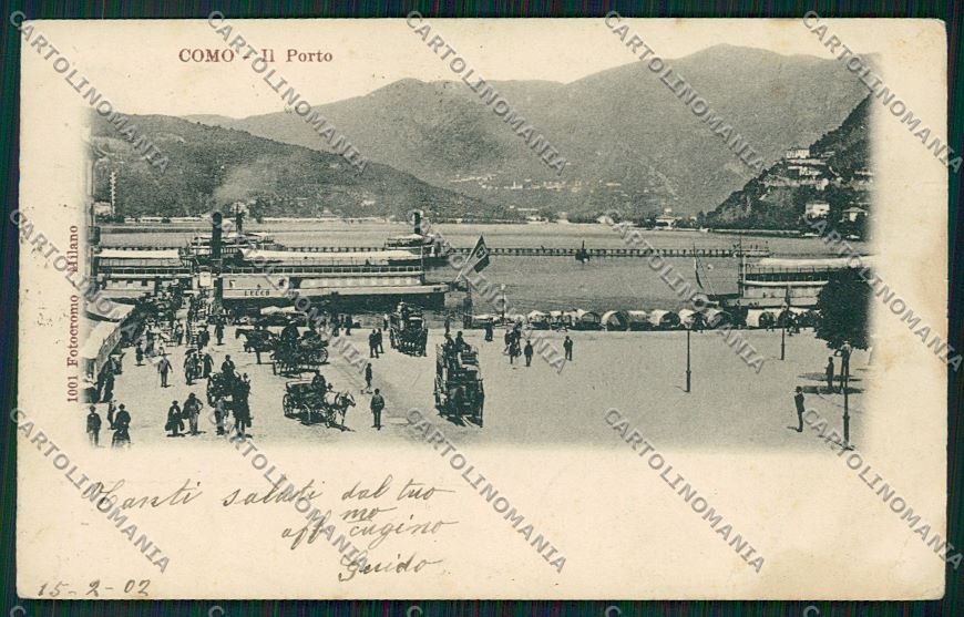Como Città Battello cartolina QK3004 – fronte
