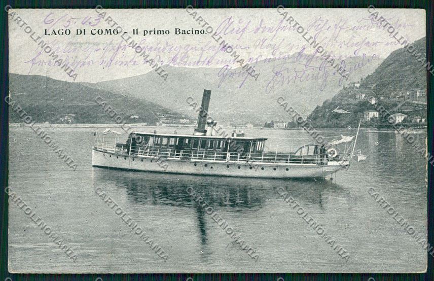 Como Città Battello cartolina QK3005 – fronte