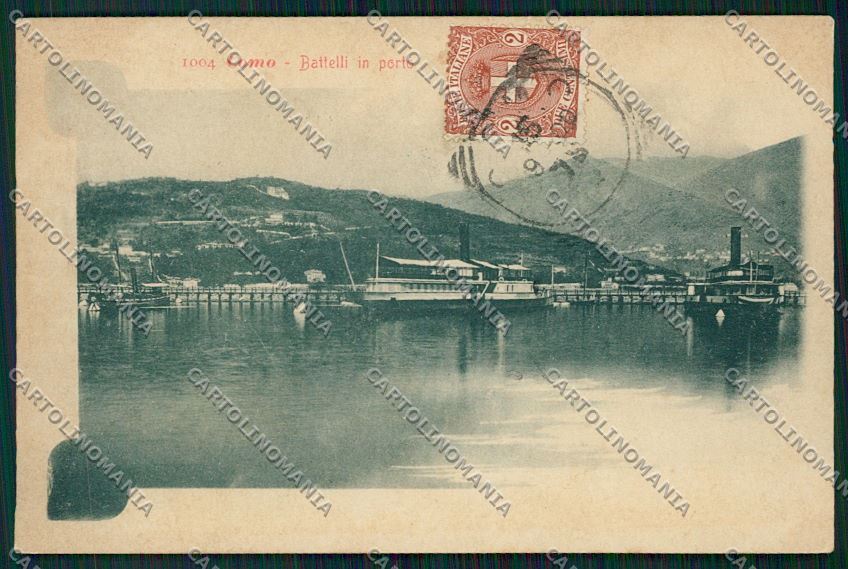 Como Città Battello STRAPPINI cartolina QK3006 – fronte