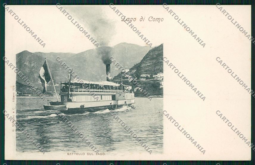 Como Città Battello cartolina QK3007 – fronte