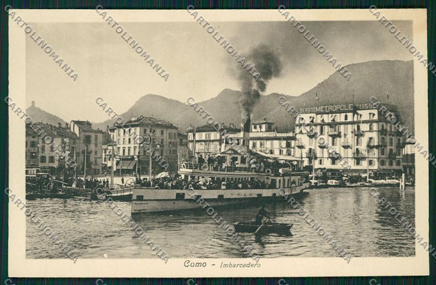 Como Città Battello cartolina QK3008 – fronte