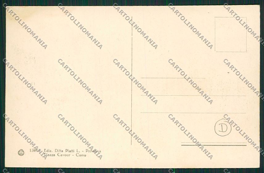 Como Città Battello cartolina QK3008 – retro