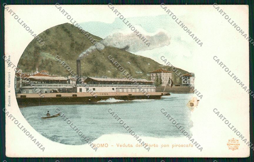 Como Città Battello MACCHIA cartolina QK3016 – fronte