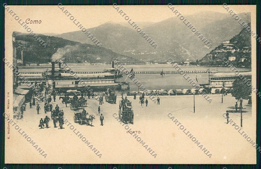 Como Città Battello cartolina QK3018 – fronte