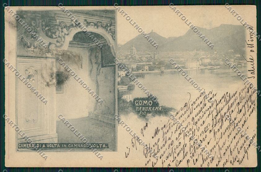 Como Città Volta cartolina QK3025 – fronte