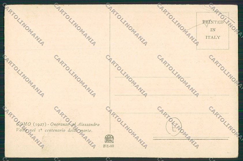 Como Città Volta Saluti da cartolina QK3034 – retro